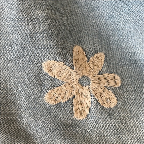 Hollister Floral Embroidered Flare Jeans (Size 19L) - Picture 4 of 4